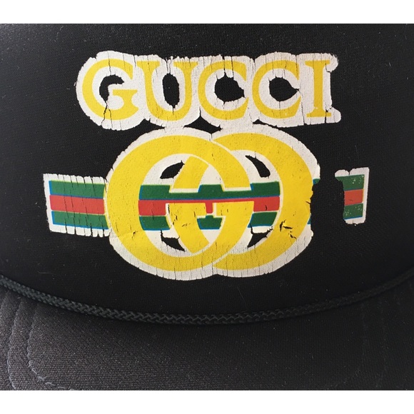 🛑SOLD🛑 Vintage Bootleg Gucci Trucker Hat - Picture 3 of 5